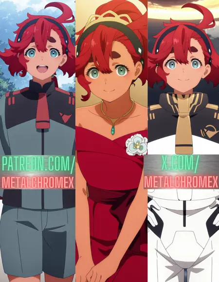 Suletta Mercury (Mobile Suit Gundam: The Witch from Mercury) - Commission!