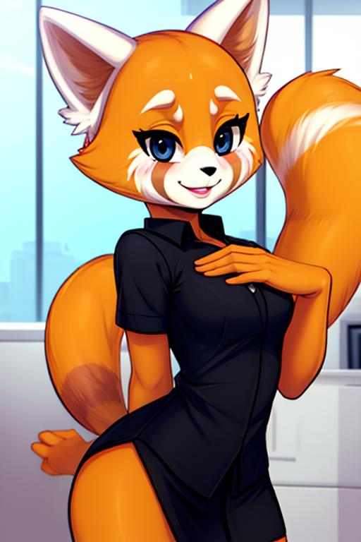 Retsuko from Aggretsuko image by DollLover