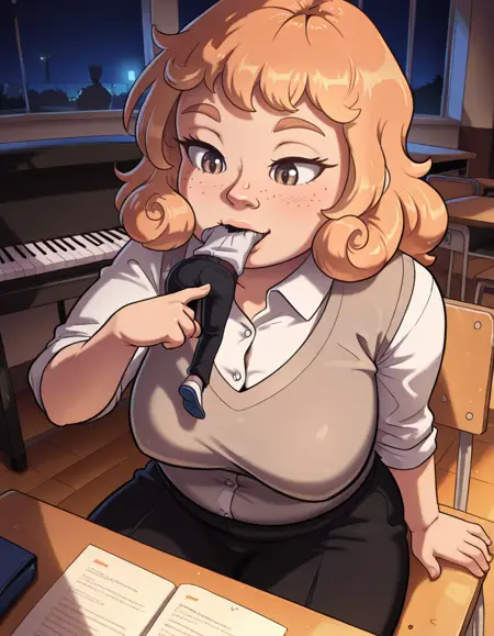 Giantess imminent vore/handheld
