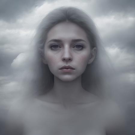 raw portrait ethereal woman in cloud <lyco:Cloudify:0.2>