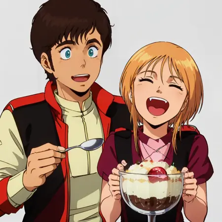 judau and ple (GUNDAM ZZ) LORA