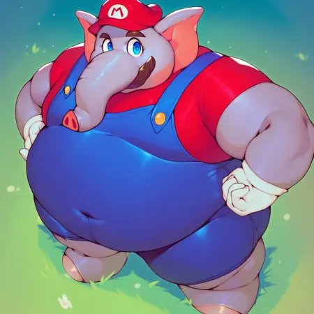 Elephant Mario (Super Mario Wonder)