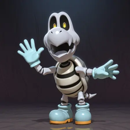 Dry Bones - [Super Mario bros.] ~ (Illustrious)