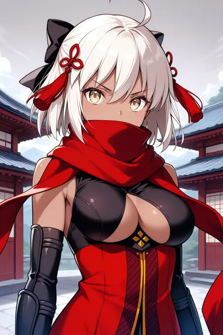 Okita Souji Alter/沖田総司 オルタ (Fate/Grand Order) SDXL LoRA | 4 Outfits [Illustrious]