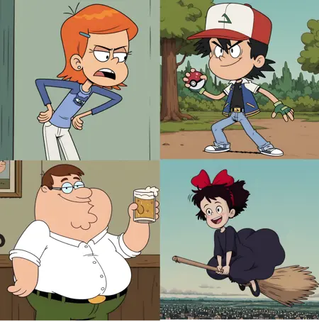 Kimi's Loud House and Casagrandes Style (Illustrious/Pony)