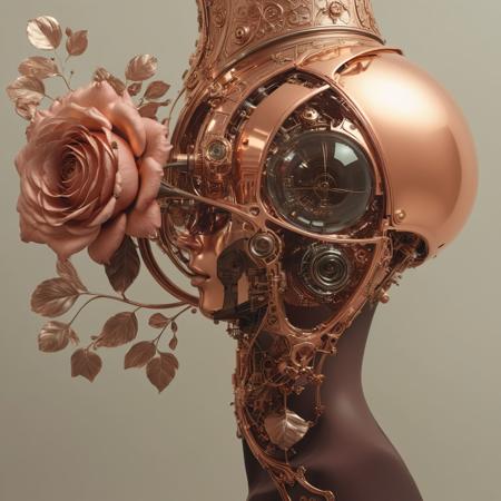 surreal science fiction artwork, rosegold, maroon, elegant, intricate, viewed from side, golden ratio, viewed from the side, Victorian bloomers <lora:xl_more_art-full_v1:0.5> <lora:add-detail-xl:0.75> <lora:MJ52:0.4> <lora:hand 5.5:1>