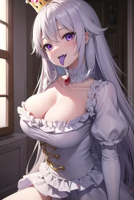 Princess King Boo / Princess Boo / PeachyBoo / Booette / Boosette - Super Mario Bros