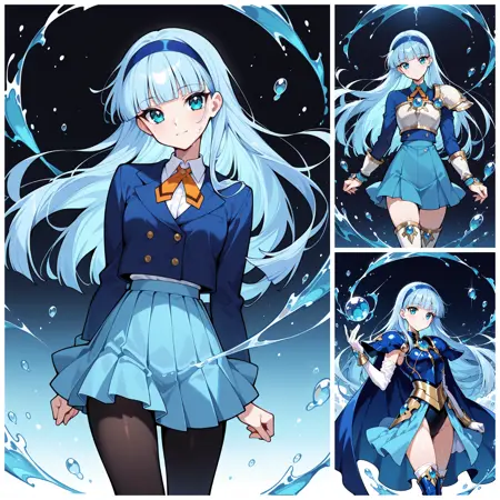 Umi Ryuuzaki - Magic Knight Rayearth [3 Outfits] 【Illustrious+Pony】