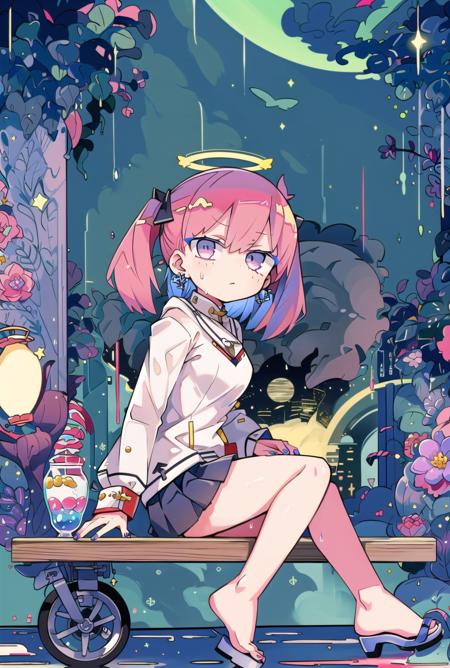 <lora:st-000012:0.8>,(young girl:1.5),(luxurious wheels),(azur lane),(from side:1.5),dynamic angle,halo, knees together feet apart,hand between legs,between legs, school uniform,full body,twintails,topless,hair ornament, portrait, revealing clothes, necklace, blue nails, cityscape, night, rain, wet,(masterpiece:1.4),(best quality:1.4),detailed eyes,fashi-girl,looking at viewer, solo,earrings,8k,purple eyes,beautiful light,pussy juice,nice pink pussy,legs apart,digital art, highly detailed, fine detail,peeing to a goblet,sitting on a bench
Negative prompt: (worst quality, low quality:1.4), EasyNegative ,修正1 ,修正4,two hands,five fingers
Steps: 20, Sampler: DPM++ 2M Karras, CFG scale: 7, Seed: 251515346, Size: 512x760, Model hash: 7f96a1a9ca, Model: AnythingV5V3_v5PrtRE, Denoising strength: 0.62, Clip skip: 2, ENSD: 31337, Hires upscale: 2, Hires upscaler: R-ESRGAN 4x+ Anime6B