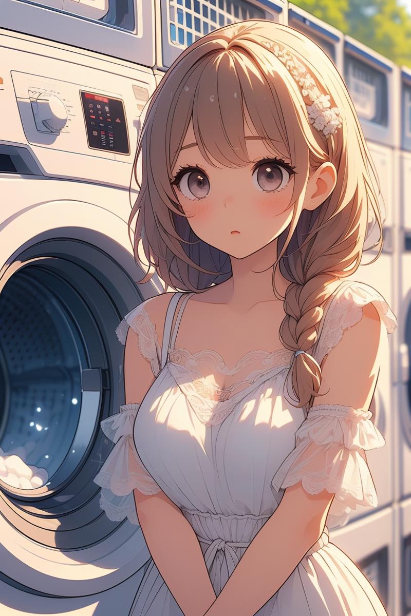 girl like laundromat image by MarkWar