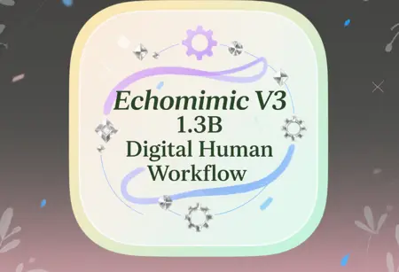 Echomimic V3 1.3B Digital Human Workflow