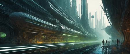 a beatiful young adult women of slender hourglass figure, with long undercut hair of mixed haircolor brunette and blonde, light green eyes, 
Jubilant  smiling, (perfect teeth:1.5)  ,
__bg/zoom__
(at the border) of  a a futuristic town  in the style of a mix between a mix of apocalyptic and sci-fi , science fiction with fluid detail in the style of John Harris and a mix of apocalyptic and dystopian with intricate detail in the style of Vincent Di Fate between we are outside of a mill  which is built and decorated in the mixed style of sunbeam high contrast and movie  still and Radial Blur and Swirl Bokeh , , transhumanism with detailed detail in the style of Ian Miller and soft lighting and hard lighting Gaussian Blur and vibrant colors and Chromatic Aberration and ((light bokeh)) , , futuristic with smooth detail in the style of Syd Mead and art brut painting  , soft lighting Radial Blur , , intricate Michael Whelan and we are outside of a graveyard which is built and decorated in the mixed style of global illumination Motion Blur , , utopian with hard contours detail in the style of Chris Foss and soft lighting Swirl Bokeh and Lens Flare , , cyberpunk with hard contours detail in the style of John Harris 
((photo raw)),