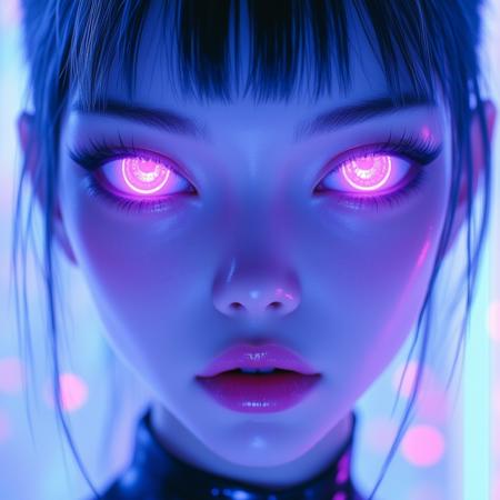 CyberGaze LoRA [Flux-D + XL + Pony] FLUX-dev