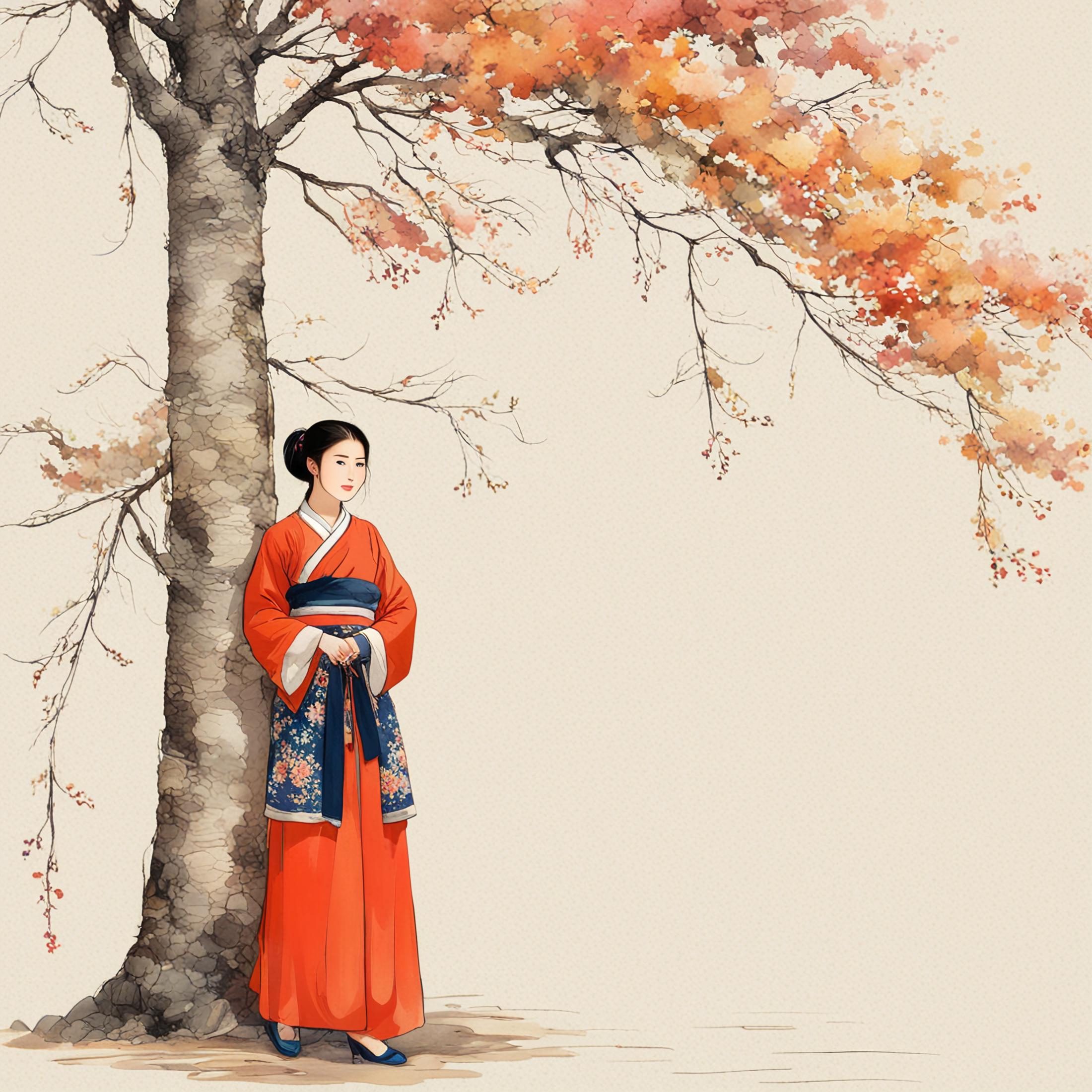 Autumn illustration model秋天的插画模型 image by Standspurfahrer