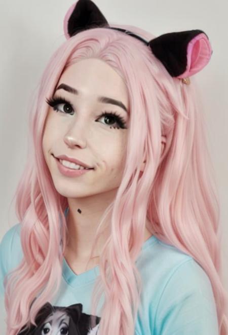 Belle Delphine Choker Cat Ears Graphic · Creative Fabrica