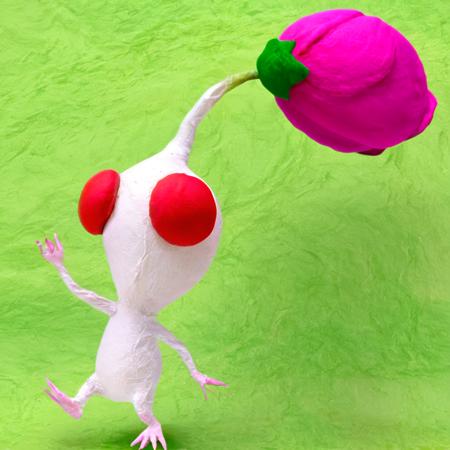 Pikmin Collection (Pony) White Pikmin