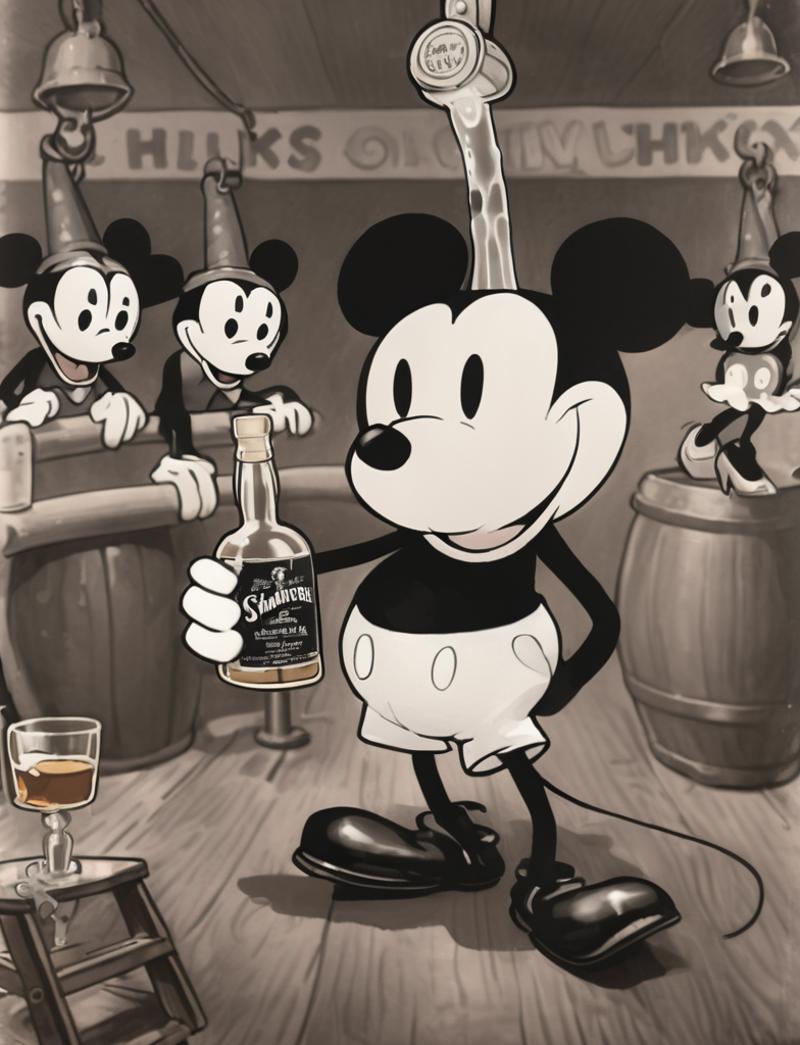 Steamboat Willie Style XL image by DamnThatAI