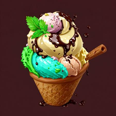 icecream, stylized foods, art by fod5tle <lora:stylized foods-000020:0.6>