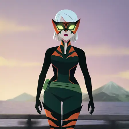 Tigress (Carmen Sandiego (2019)) - LoRA PonyXL [NSFW Support]