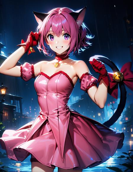 [Animagine & Pony] Mew Ichigo / Tokyo Mew Mew / ミュウイチゴ / 東京ミュウミュウ original-for-Animagine-v1