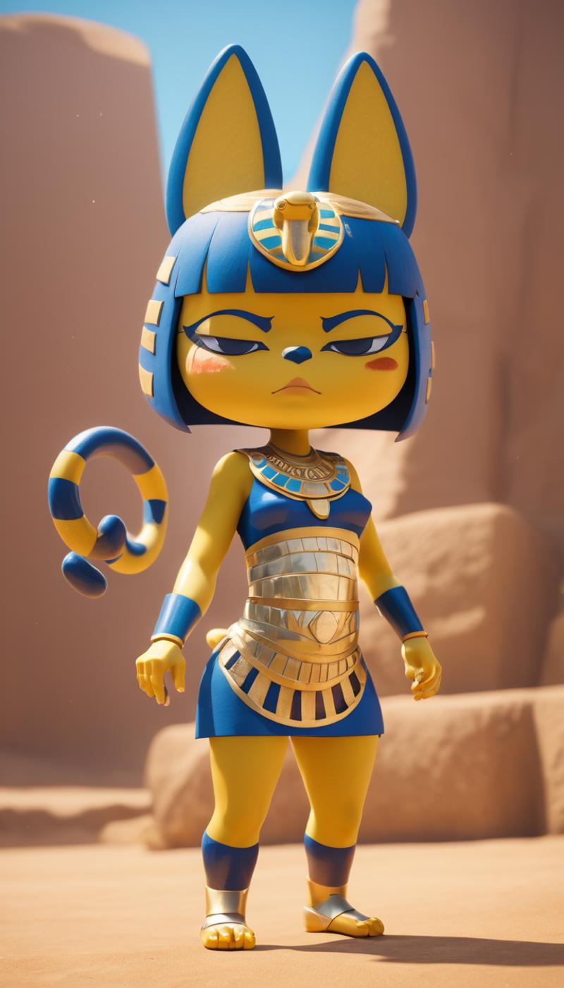 Ankha [Animal Crossing] LoRA XL image by Hevok