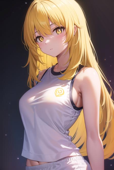 misakishokuhou, <lora:misakishokuhou-lora-nochekaiser:1>, 
misaki shokuhou, blonde hair, hair between eyes, long hair, (symbol-shaped pupils:1.5), (yellow eyes:1.5),
BREAK bare shoulders, gloves, gym shirt, gym shorts, gym uniform, shirt, short shorts, shorts, sleeveless, sleeveless shirt, thighhighs, tokiwadai school gym uniform, white gloves, white shirt, white shorts, white thighhighs,
BREAK looking at viewer, full body, upper body,
BREAK outdoors, city,
BREAK <lora:GoodHands-vanilla:1>, (masterpiece:1.2), best quality, high resolution, unity 8k wallpaper, (illustration:0.8), (beautiful detailed eyes:1.6), extremely detailed face, perfect lighting, extremely detailed CG, (perfect hands, perfect anatomy),