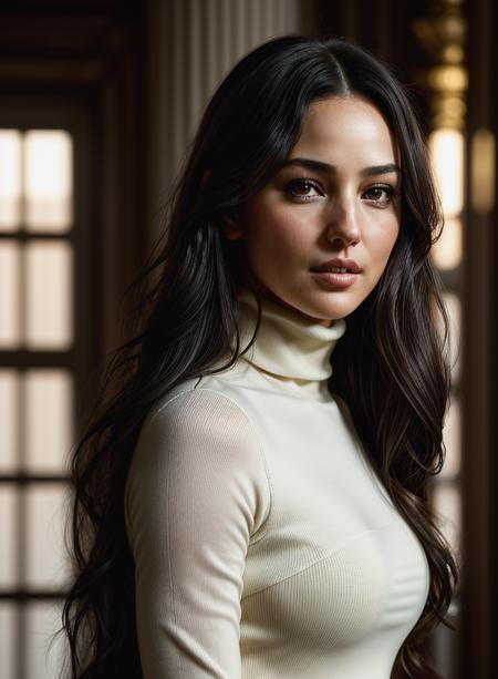 beautiful woman (mbe11ucci:.99), beautiful hair, Paris, elegant, opera, natural skin texture, (black turtleneck), sunset, cute smile, 24mm, 4k textures, soft cinematic light, adobe lightroom, photolab, hdr, intricate, elegant, highly detailed, sharp focus, ((((cinematic look)))), soothing tones, insane details, intricate details, hyperdetailed, low contrast, soft cinematic light, exposure blend, hdr, faded, <lora:more_details:.6>, <lora:wowifierV3:.6>