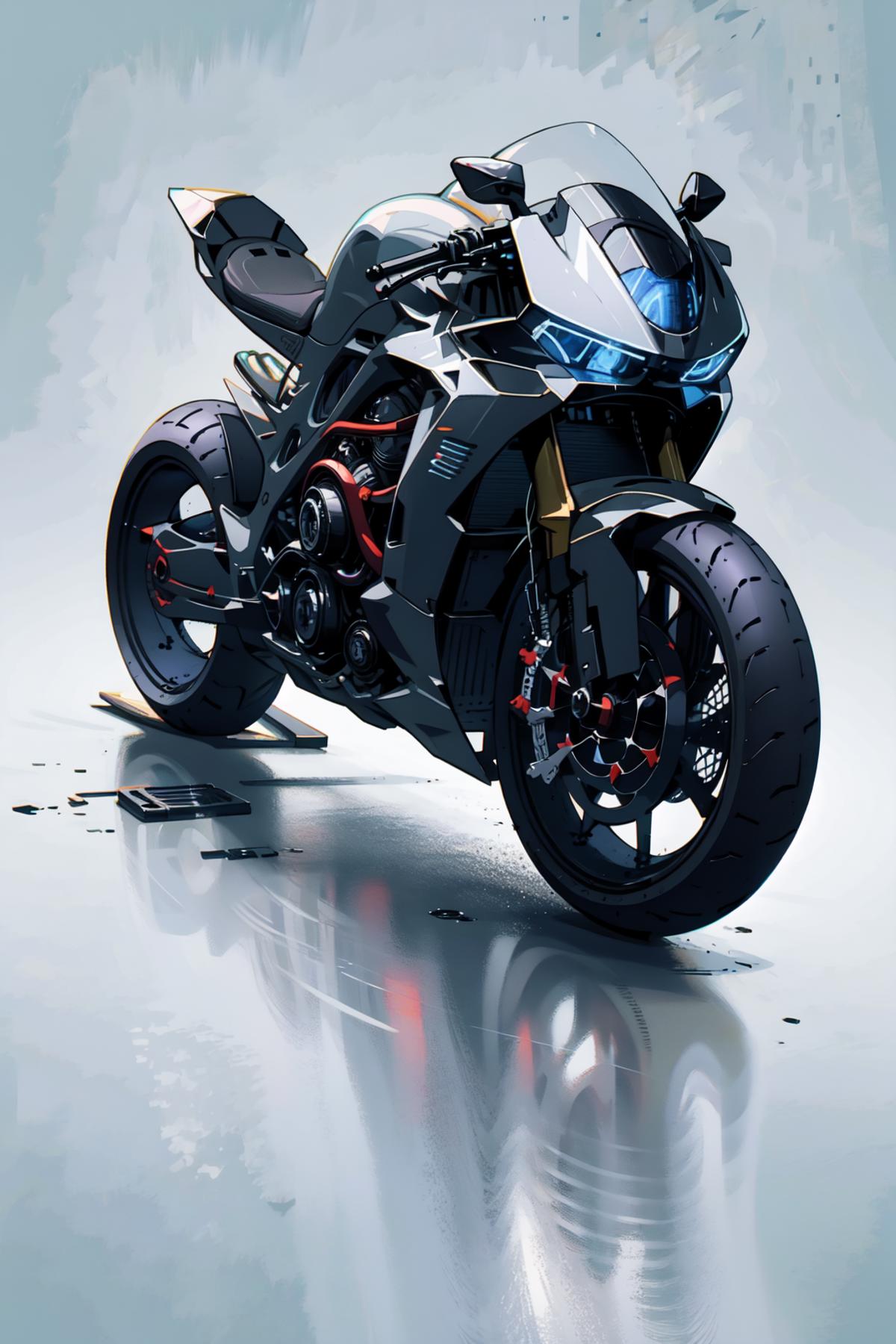 Futuristic Motorcycle Generator Concept image by Junbegun