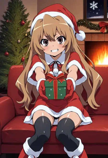 Toradora Christmas Club - Santa Outfit Cosplay