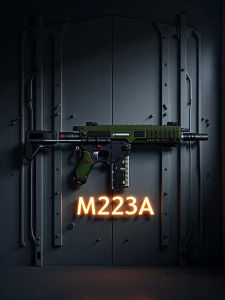 Cyberpunk Guns - M223A FLUX