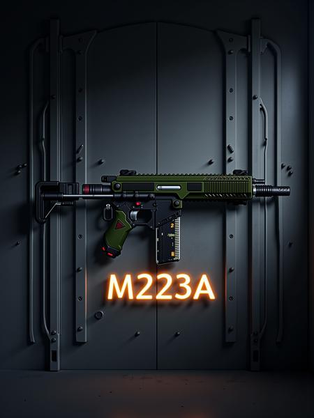 Cyberpunk Guns - M223A FLUX FLUX