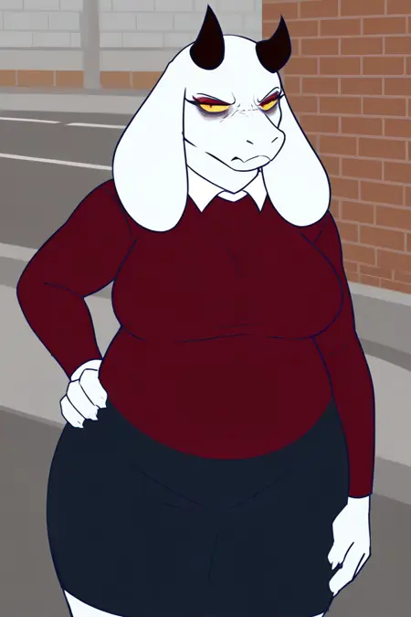 Toriel (thelightsmen style) - Underfell - Illustirous