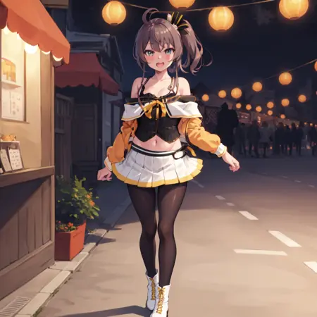 Natsuiro Matsuri 夏色まつり hololive - Kitsune Ai's Flexibility LoCon