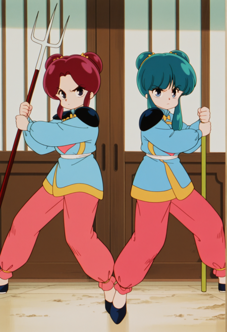 Rin Rin & Ran Ran (Ranma ½ 1989) XL Illustrious Ver