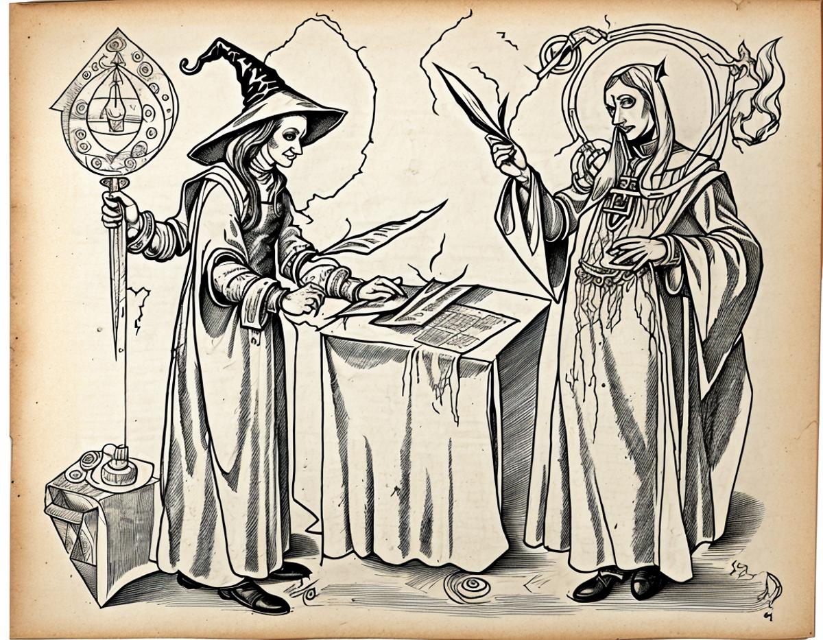 Medieval drawings image by madguarang