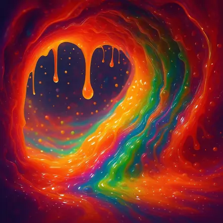 Super Rainbow Slime - BigLovePhoto SDXL