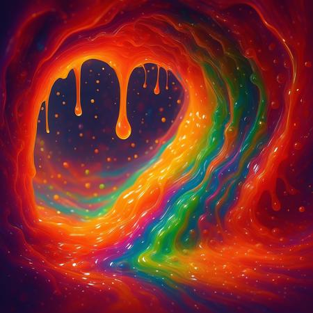 Super Rainbow Slime - BigLovePhoto SDXL V1