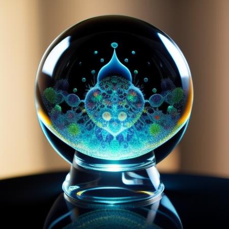 (orbai)++, a glass ball with fractals inside