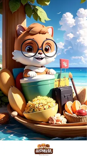 【三只松鼠】IP设计+3D电商场景