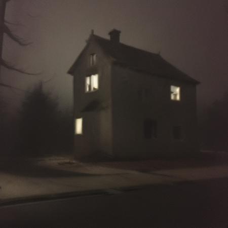 abandoned building  at night, creature crawling around   <lora:RFKTR_misteryfootages:1>