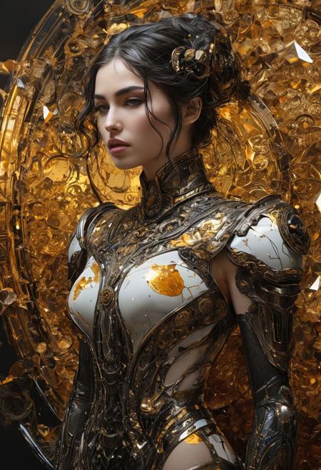 Masterpiece representing an allegory of Time and Memory, 
Conflict, 
Broken vase, 
disturbance, 
crispy, 
grim colors, 
deep tonalities, 
brown, 
black, 
white, 
almond, 
Cruel creature, 
Gustav Klimt style, 
nightmarish and macabre Essence, 
dystopian world, 
post-apocalyptic, 
Harsh, 
noisy, 
destructful, 
Karol Bak Art, 
Ciro Marcetti Art, 
Art by Kyrielle, 
Luis Royo influence, 
Watercolor, 
trending on artstation, 
sharp focus, 
studio photo, 
intricate details, 
highly detailed, 
by greg rutkowski, 
Broken Glass effect, 
no background, 
stunning, 
something that even doesn't exist, 
mythical being, 
energy, 
molecular, 
textures, 
iridescent and luminescent scales, 
breathtaking beauty, 
pure perfection, 
divine presence, 
unforgettable, 
impressive, 
breathtaking beauty, 
Volumetric light, 
auras, 
rays, 
vivid colors reflects, 
neon ambiance, 
abstract black oil, 
gear mecha, 
detailed acrylic, 
grunge, 
intricate complexity, 
rendered in unreal engine, 
photorealistic