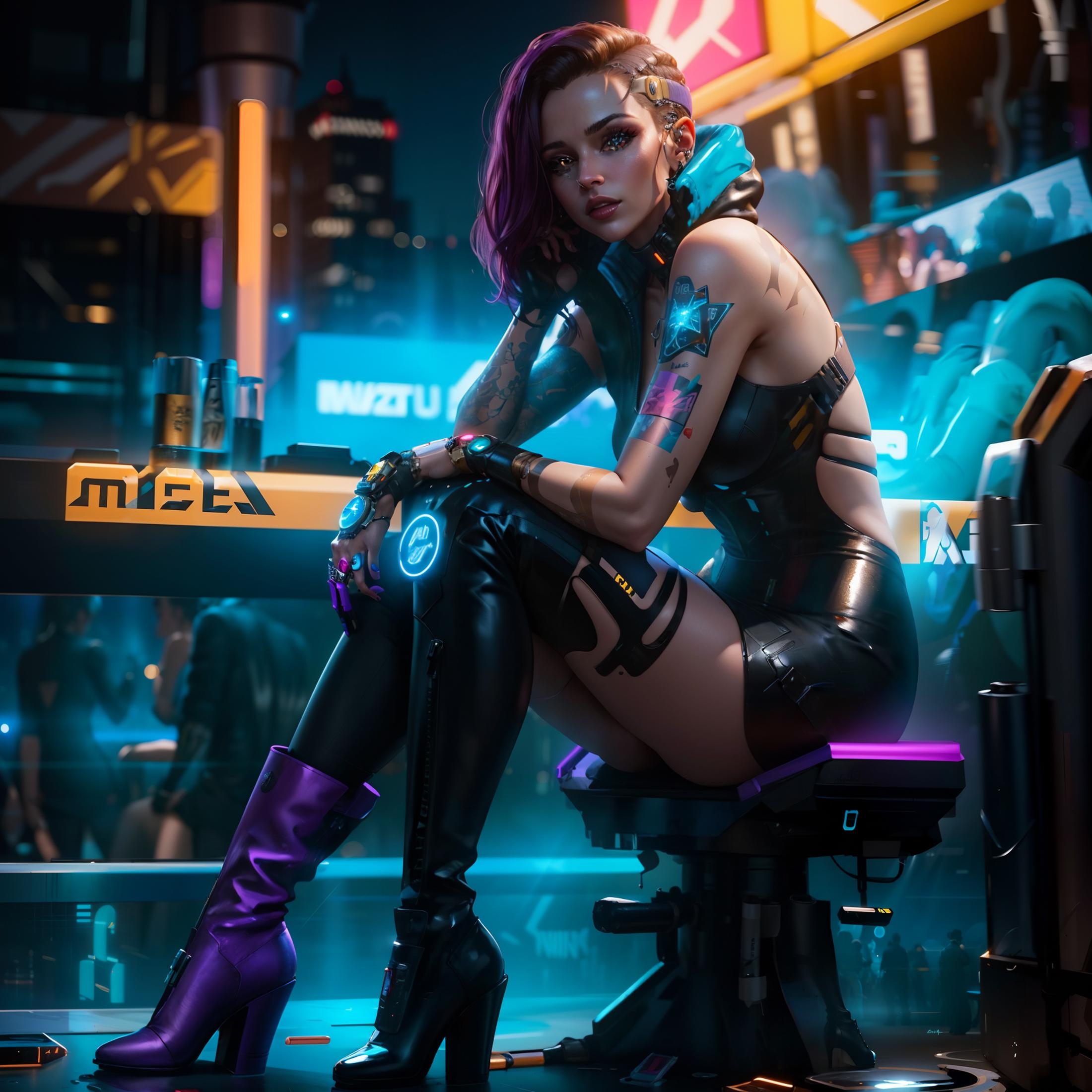 Cyberpunk 2077  image by maDcaDDie