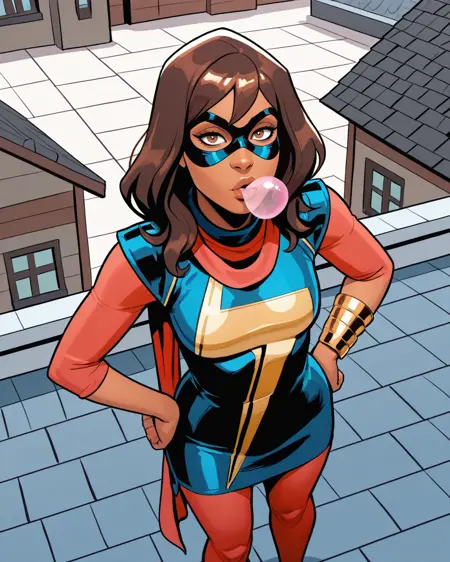 Ms. Marvel (Kamala Khan) - Marvel Comics  (Illustrious)