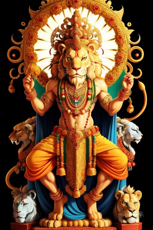 <lora:ancientstyle_model-000008:0.5> ancientstyle  lion god