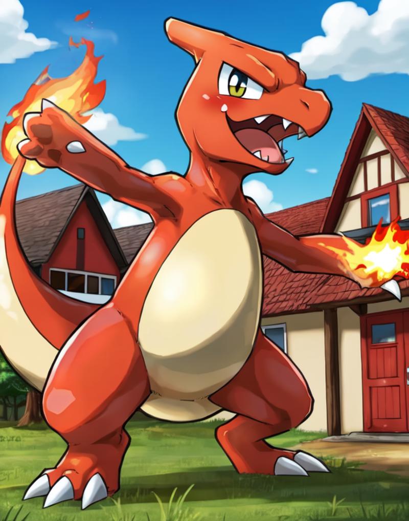 Pokemon - No.0005 Charmeleon image by Javvy