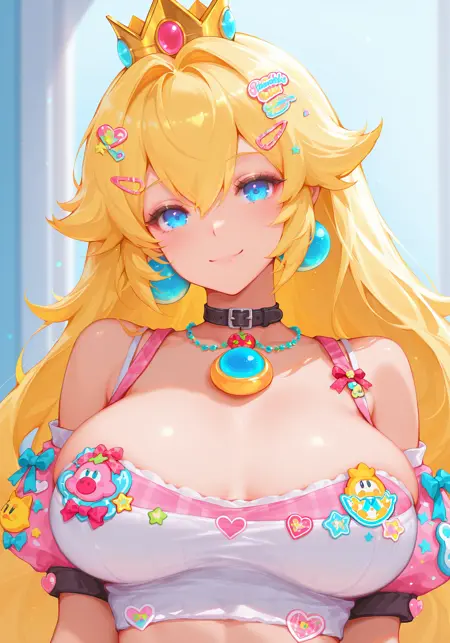 Princess Peach - Mushroom Mirror style