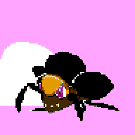 <lora:Pokemon_Sprites_V1:0.8> housefly, insect, bug, (gas mask), pixel art, 2d, pokemon, bw front sprite, frontsprite, solo, white background