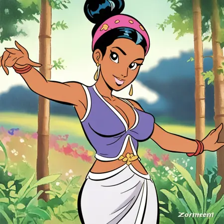 Princess Orinjade from Asterix - Illustrious