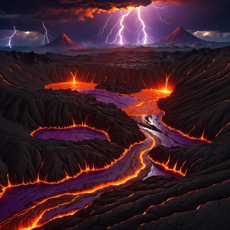 VistaX Landscapes XL V3.0 Fire Fields SDXL 1.0