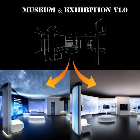 Museum & Exhibition v1.0 Exhibition hall v1.0